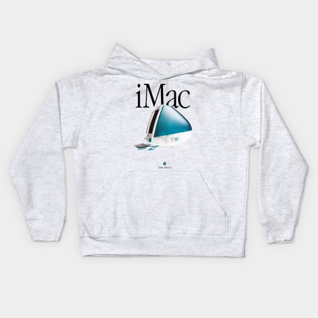 iMac Computer - Apple - Macintosh Kids Hoodie by nicklower